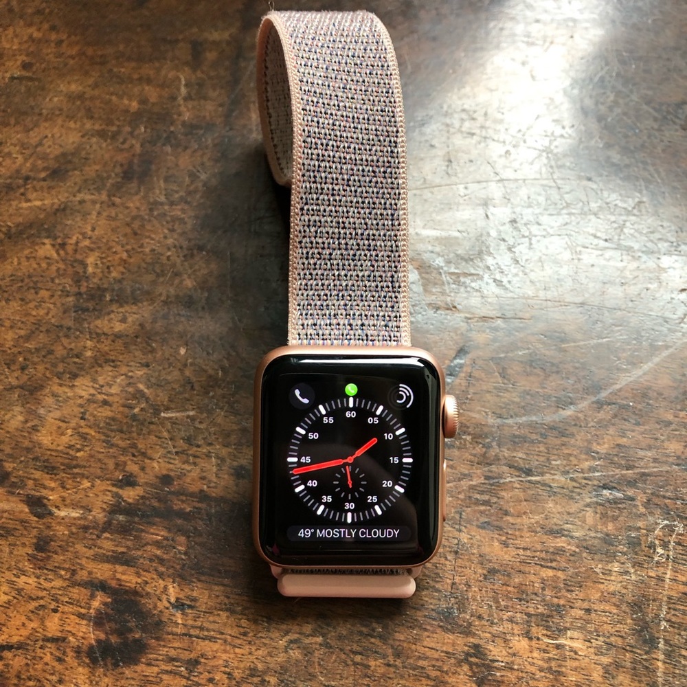 Apple Watch 3 gold gps+cellular (Verizon) 38mm
